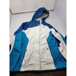 The North Face Hyvent 3 Womens jacket  Aqua White Waterproof
